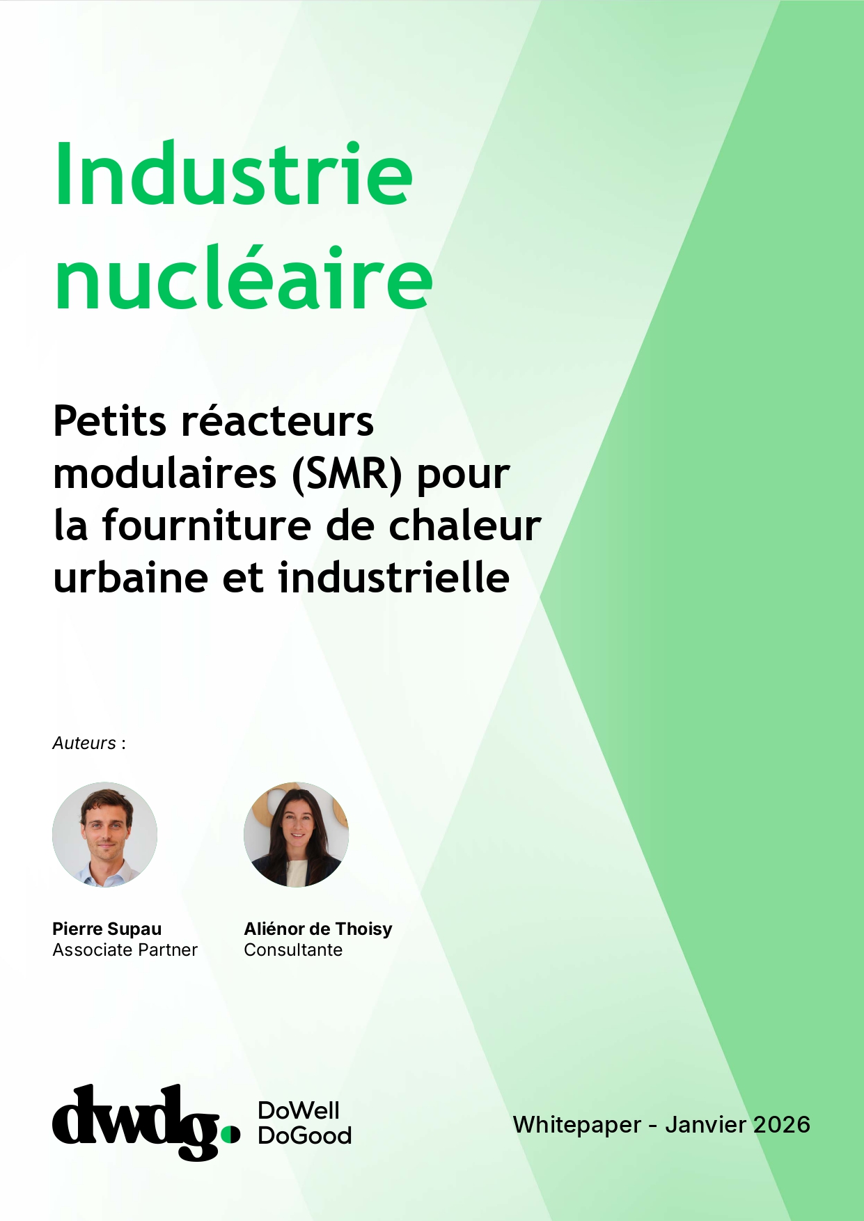Nuclear industry : Small Modular Reactors (SMR) for urban and industrial heat supply