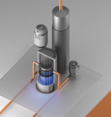 Company project definition for a French nuclear company producing a Small Modular nuclear Reactor (SMR)